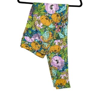 California poppy wildflowers TC lularoe leggings rare hard to find print